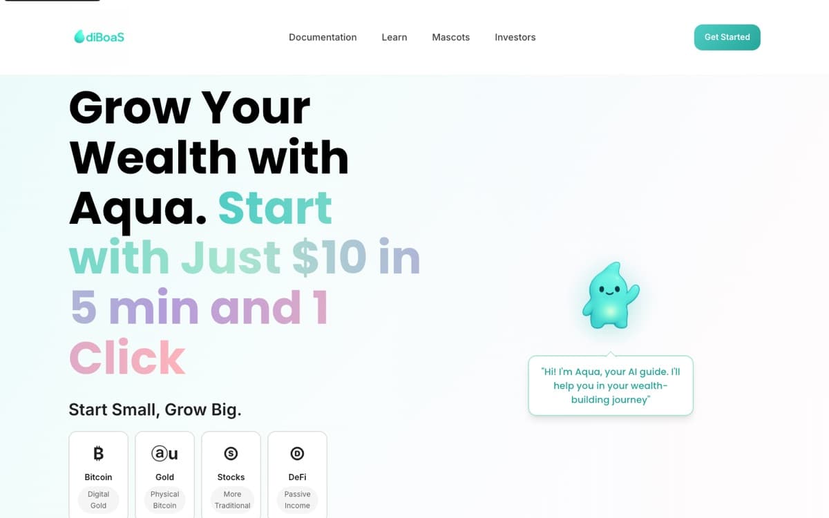 diBoaS v1, the first iteration's brand site, archived but preserved